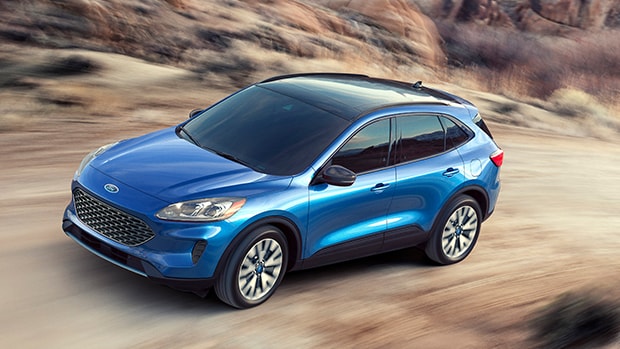blue 2021 Ford Escape Off Road Performance