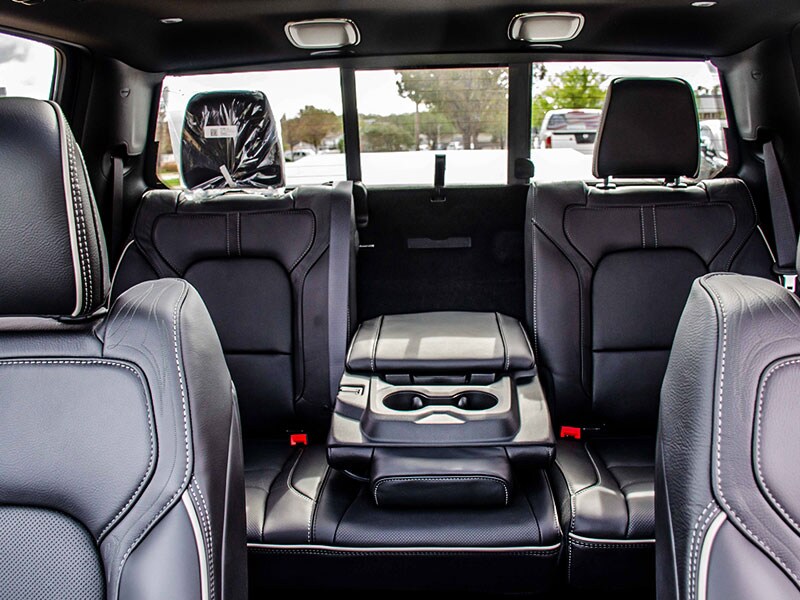 Ram 1500 interior leather seating