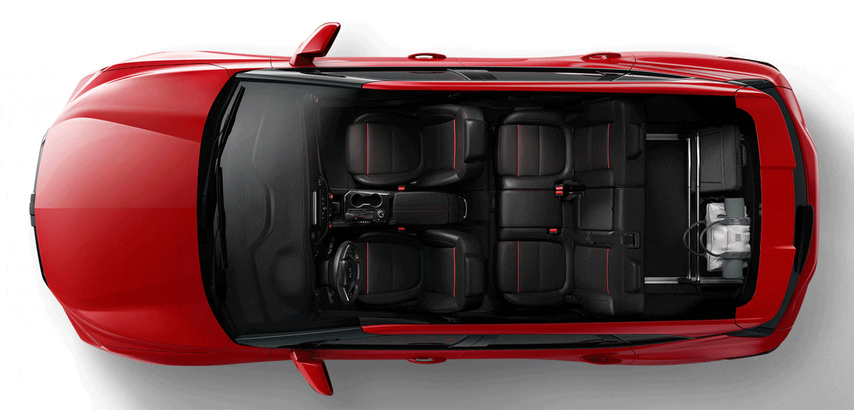 2019 Chevy Blazer Customizable Cargo Space