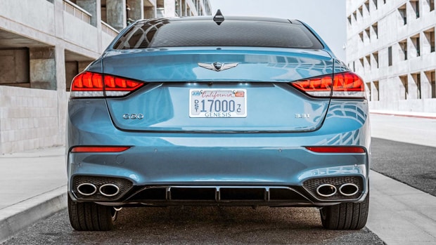 2019 Blue G80 Sport Rear
