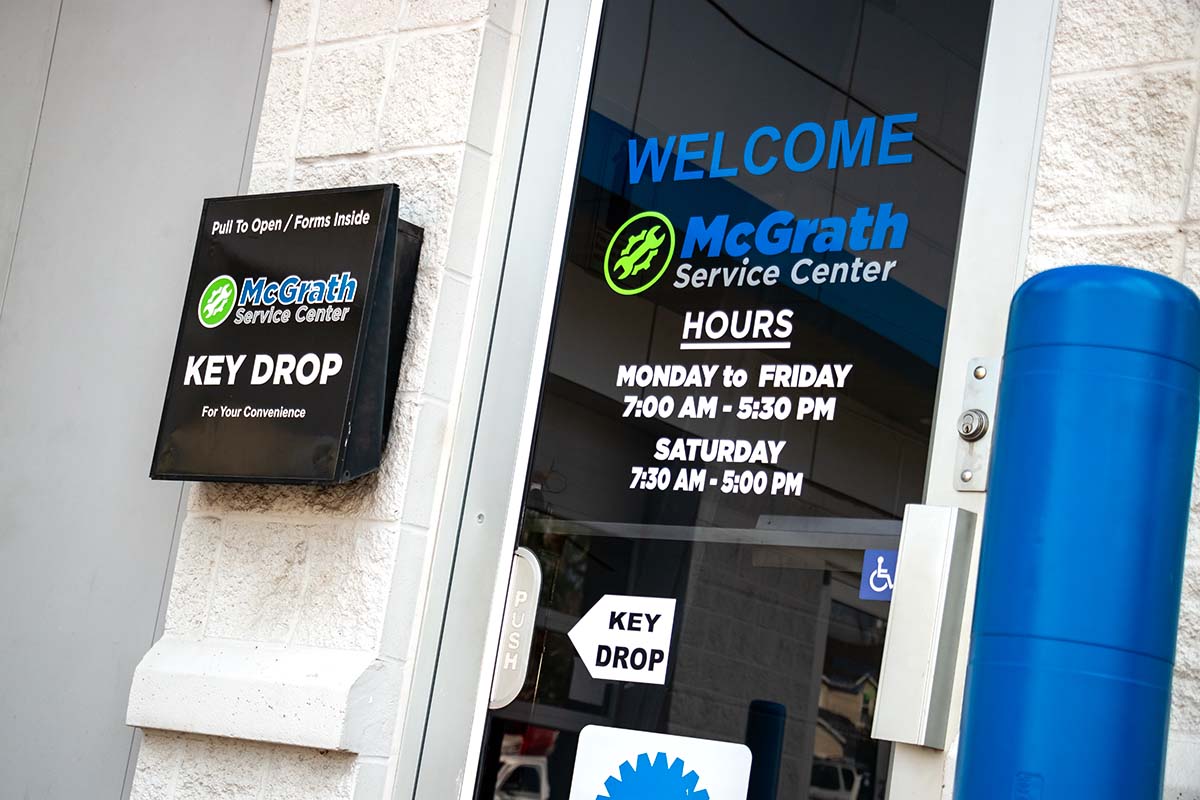 McGrath Chevyland service key drop box