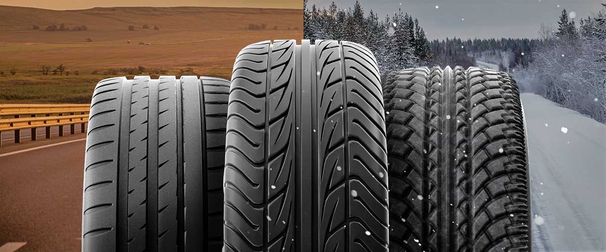 tire types - winter summer tires