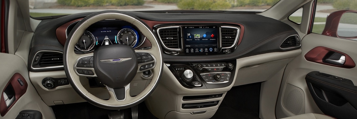 2020 Chrysler Pacifica two-tone leather interior