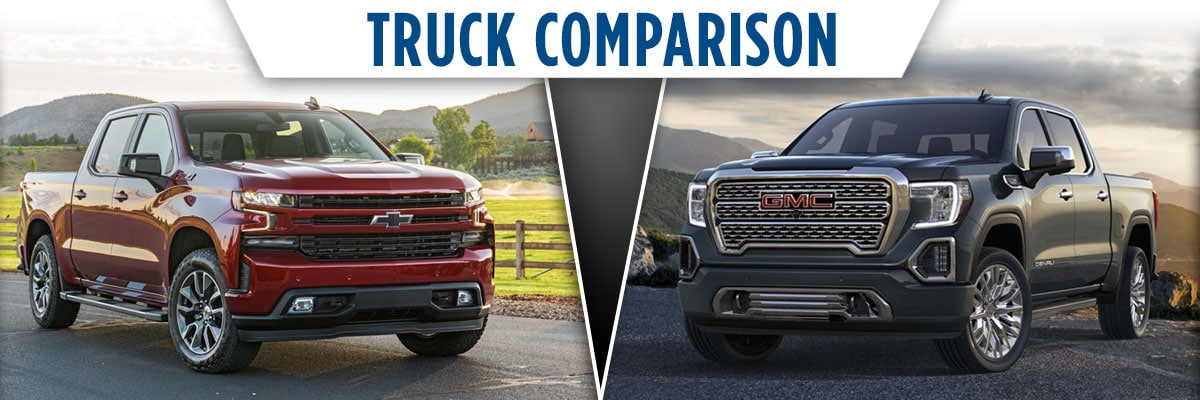 Sierra Denali compared to Silverado High Country