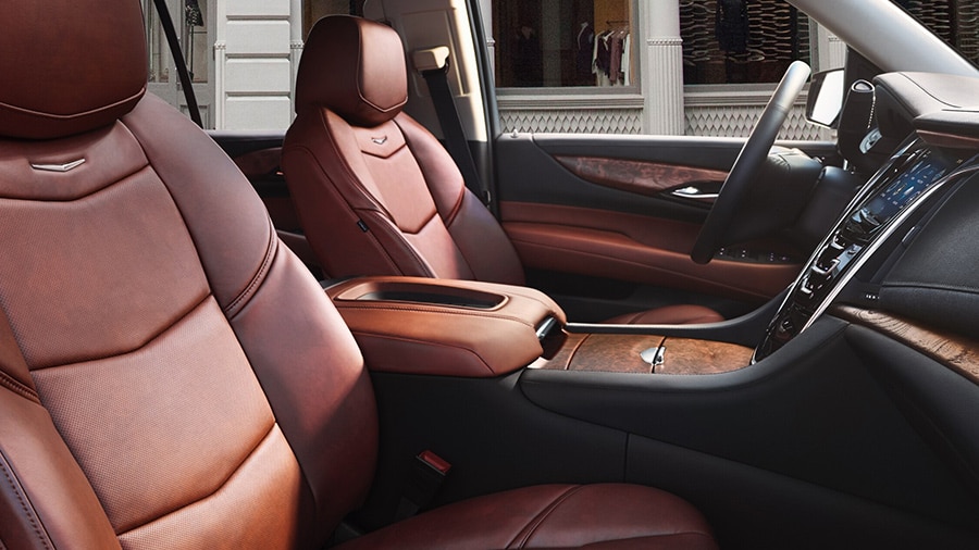 Heated and Cooled Red Leather Seats