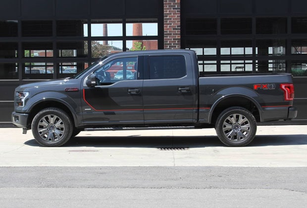 Ford F-150 Gray and Red