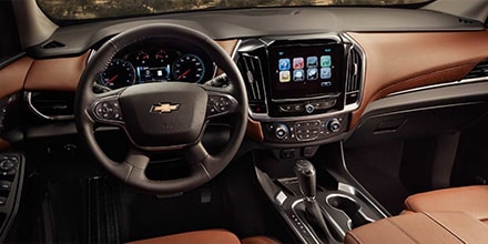 2018 Chevy Traverse interior