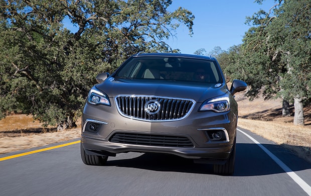 Gray Buick Envision Front Angle