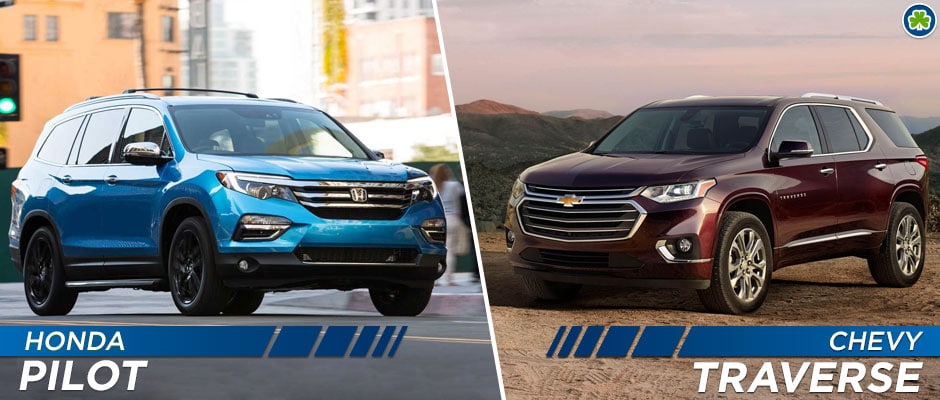 Comparing the 2018 Traverse to the Honda Pilot