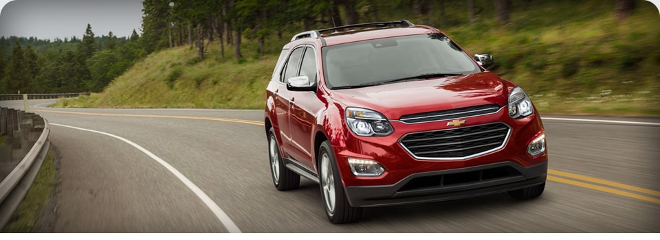Chevy Equinox on Windy Road