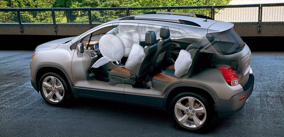 Silver Chevy Trax Airbag Safety
