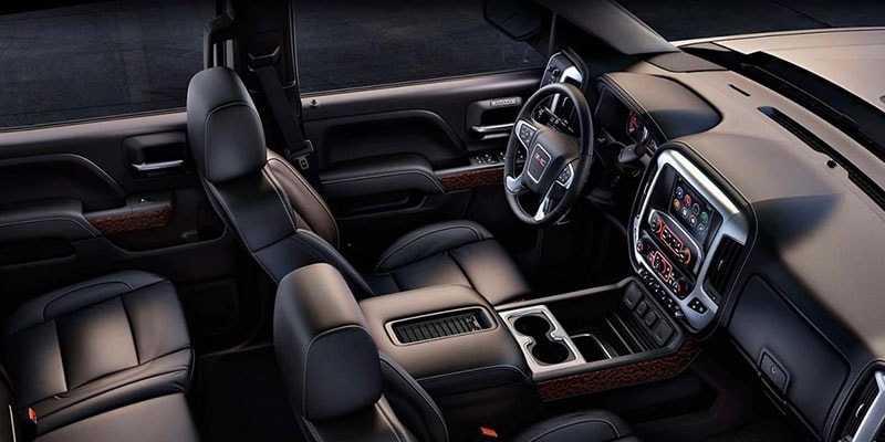 GMC Sierra interior seating