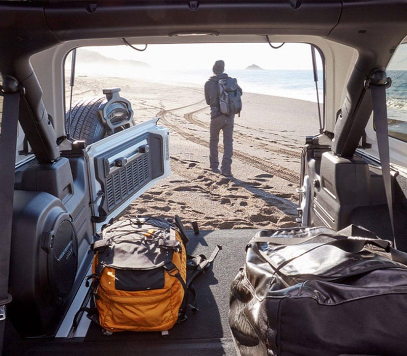 Jeep Wrangler Rear Cargo space