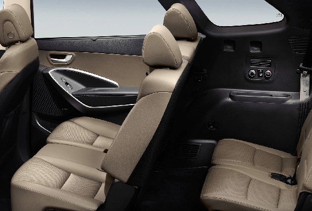 third row seating in the Santa Fe XL