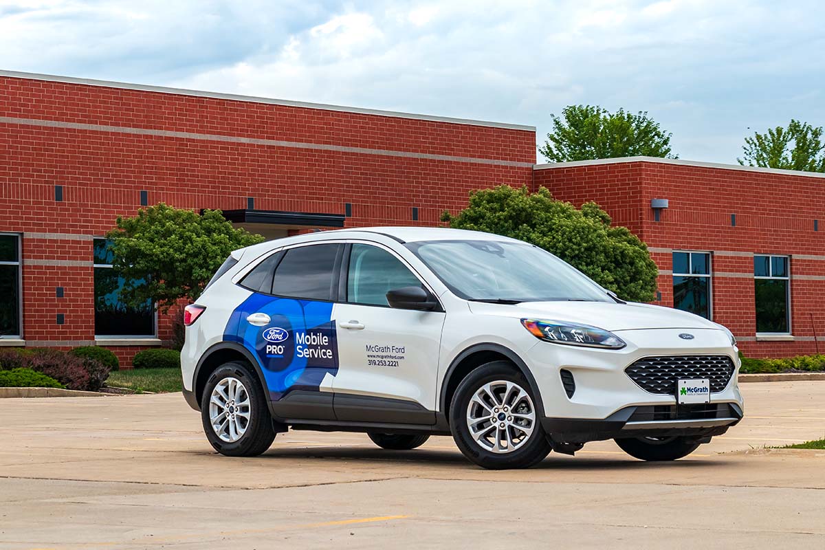 McGrath Mobile Service vehicle parked in a lot