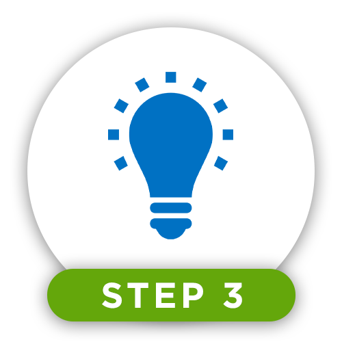 step three - choose your features