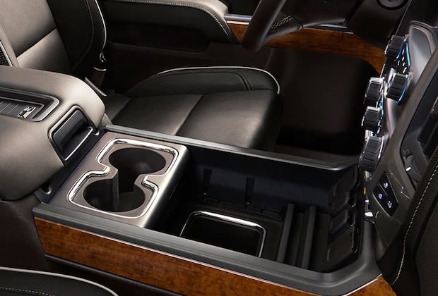 Center Console in the silverado