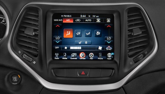 2016 Jeep Cherokee UConnect Touchscreen