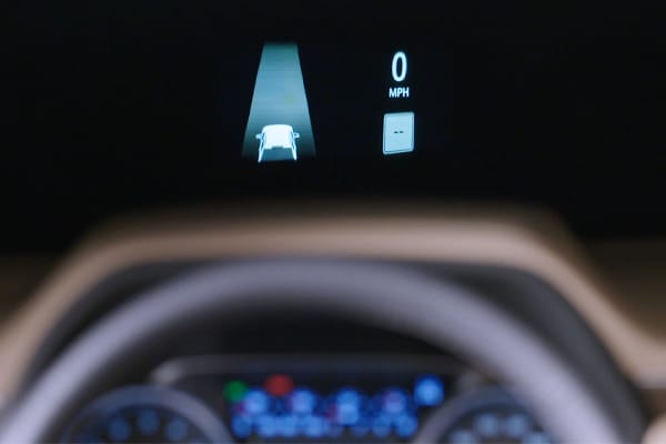 2021 Chevy Suburban Heads Up display