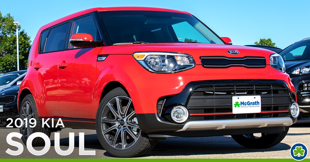 2019 Red Kia Soul