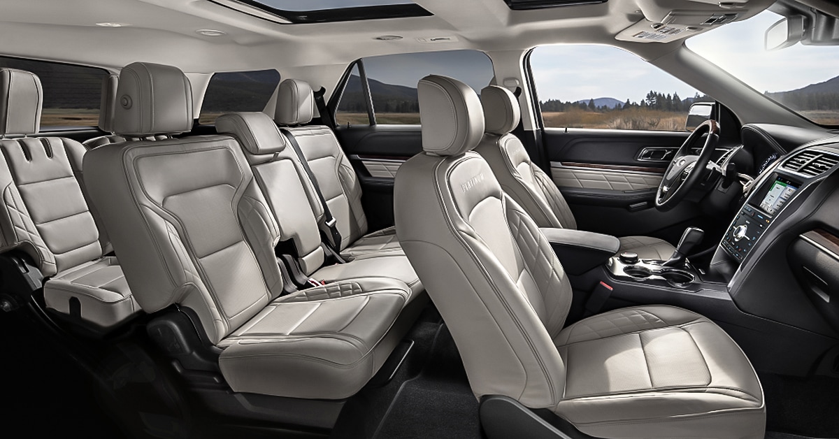 2020 Ford Explorer Platinum interior features