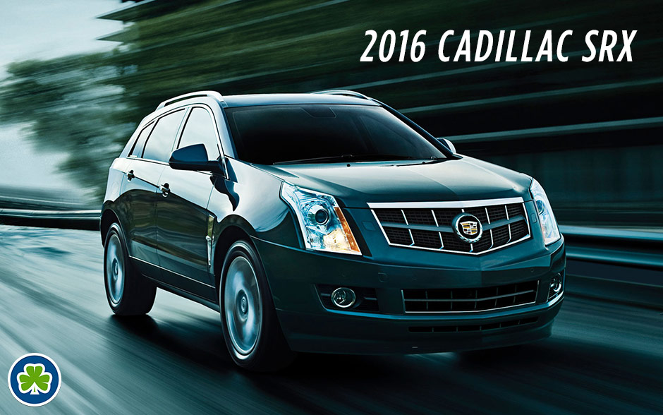 Black Cadillac SRX Front Angle