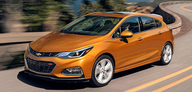Orange Cruze Hatchback