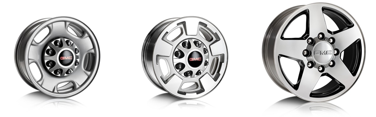 2019 GMC Sierra 2500HD 18-inch, 19-inch, 20-inch wheels