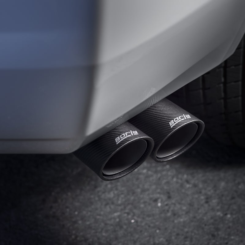 Tahoe Premier RST Summit White tuned low-restriction Borla exhaust system