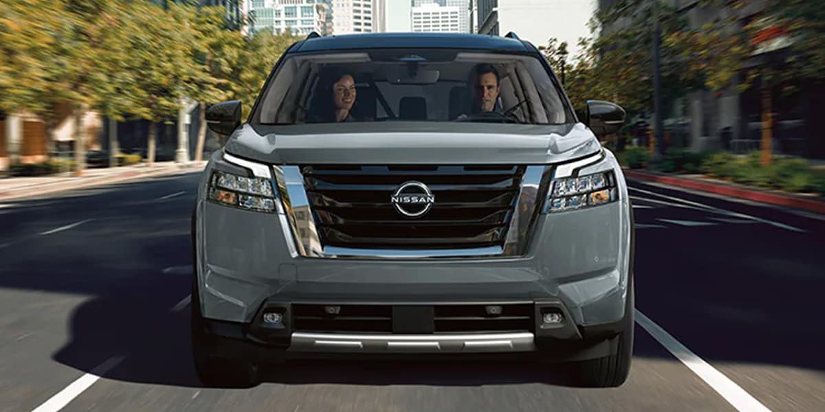 Nissan Pathfinder driving