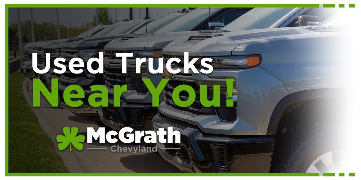 Row of Chevy Trucks - Used Trucks Near You!