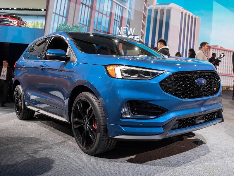 Edge ST on the auto show floor