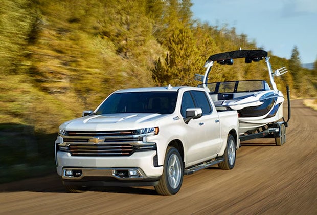 Silverado 1500 Trailering a boat