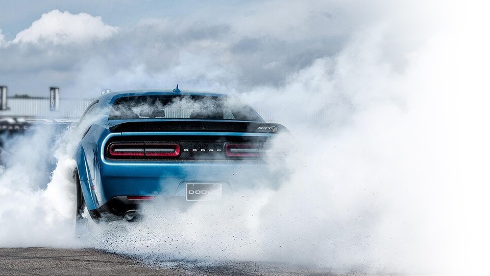 2020 Dodge Challenger burnout