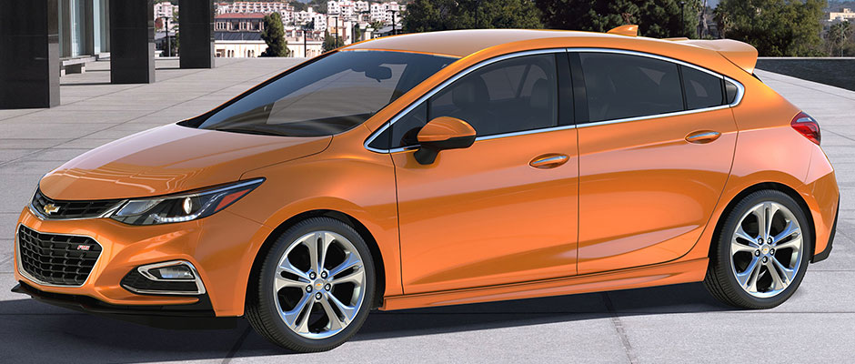 Orange Cruze Hatchback