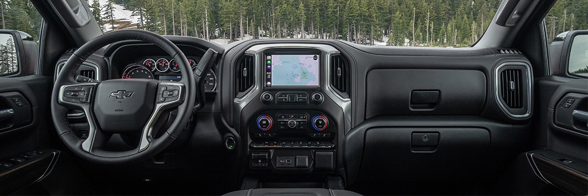 2020 Chevy Silverado 1500 leather interior