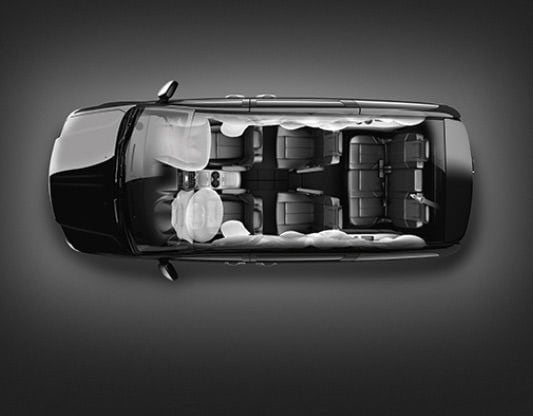 Town & Country top van view