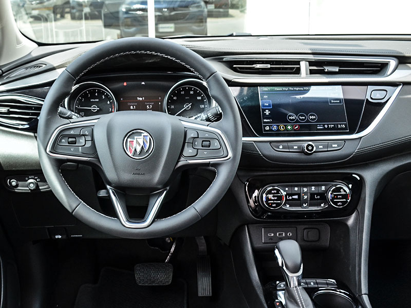 2020 Buick Encore GX Front Dash and Steering Wheel Controls
