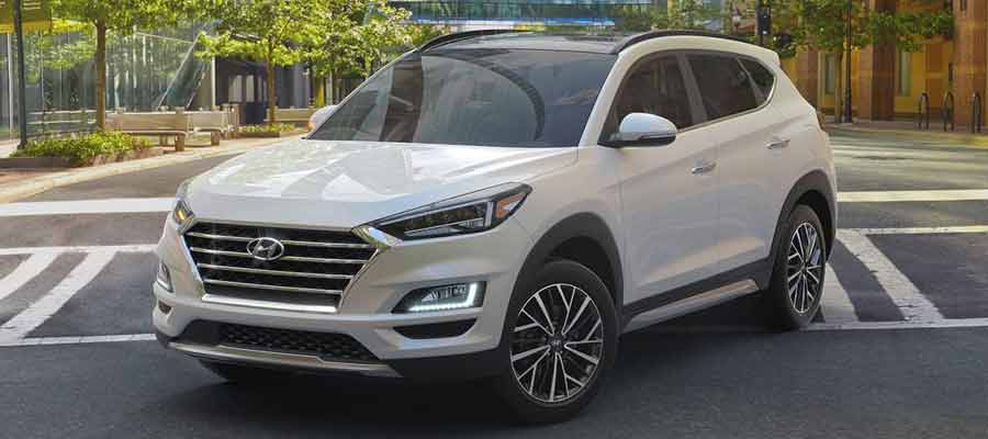 White Pearl 2019 Hyundai Tucson
