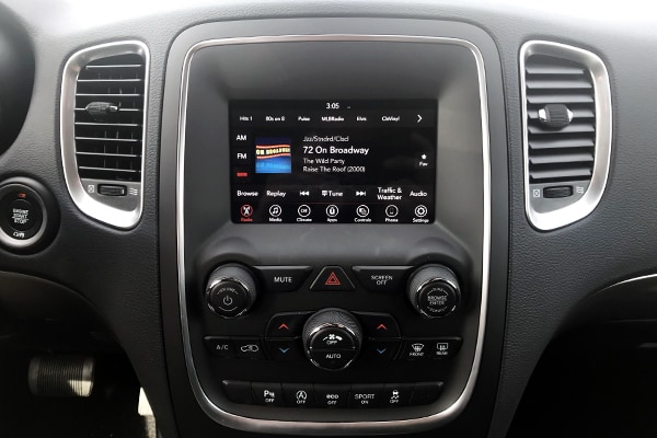 2019 Dodge Durango 7.0-inch touchscreen