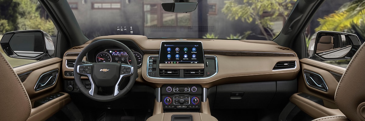 2021 Chevy Tahoe leather interior