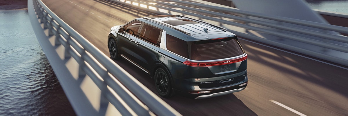 2022 Kia Carnival towing an airstream