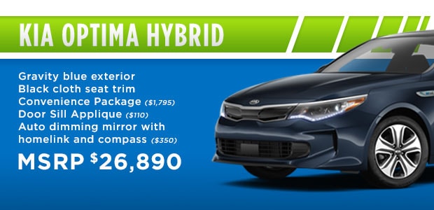 2018 Kia Optima Hybrid Gravity Blue