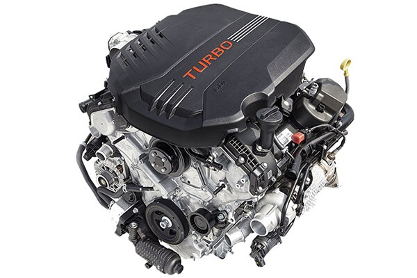 3.3L V6 twin turbo engine