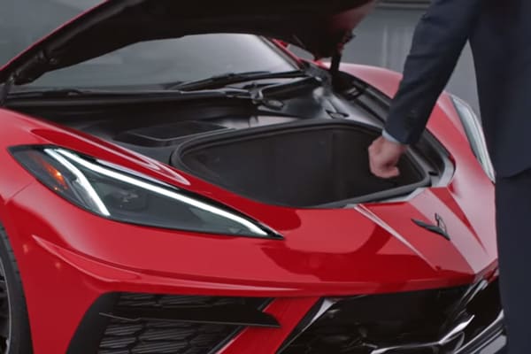 Corvette front trunk