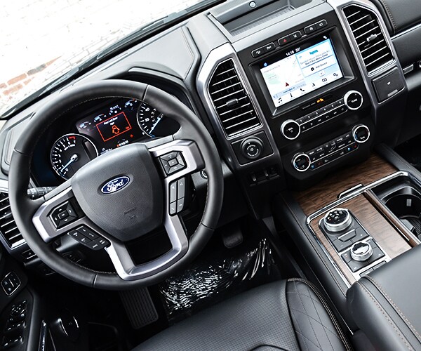 2019 Ford Expedition interior front dash area with touchscreen display