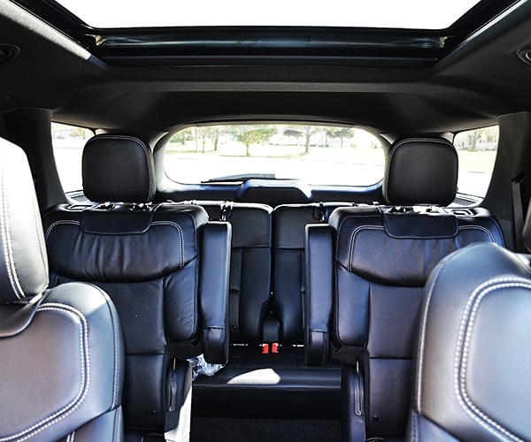 2019 Ford Explorer interior leather seating