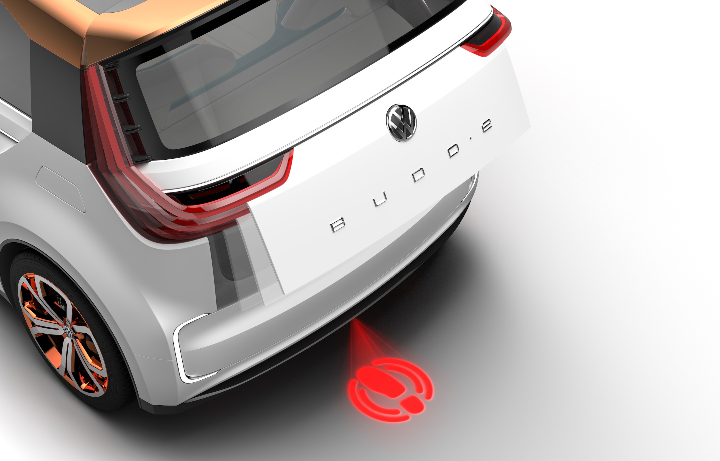Volkswagen BUDD-e Gesture Open Trunk Tailgate