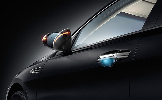 Black Kia Optima Adjustable Mirror