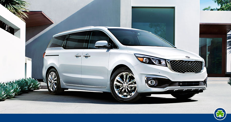2018 Kia Sedona Parked in Driveway